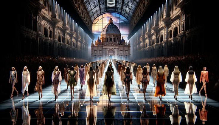 Sfilata di Alta Moda a Milano